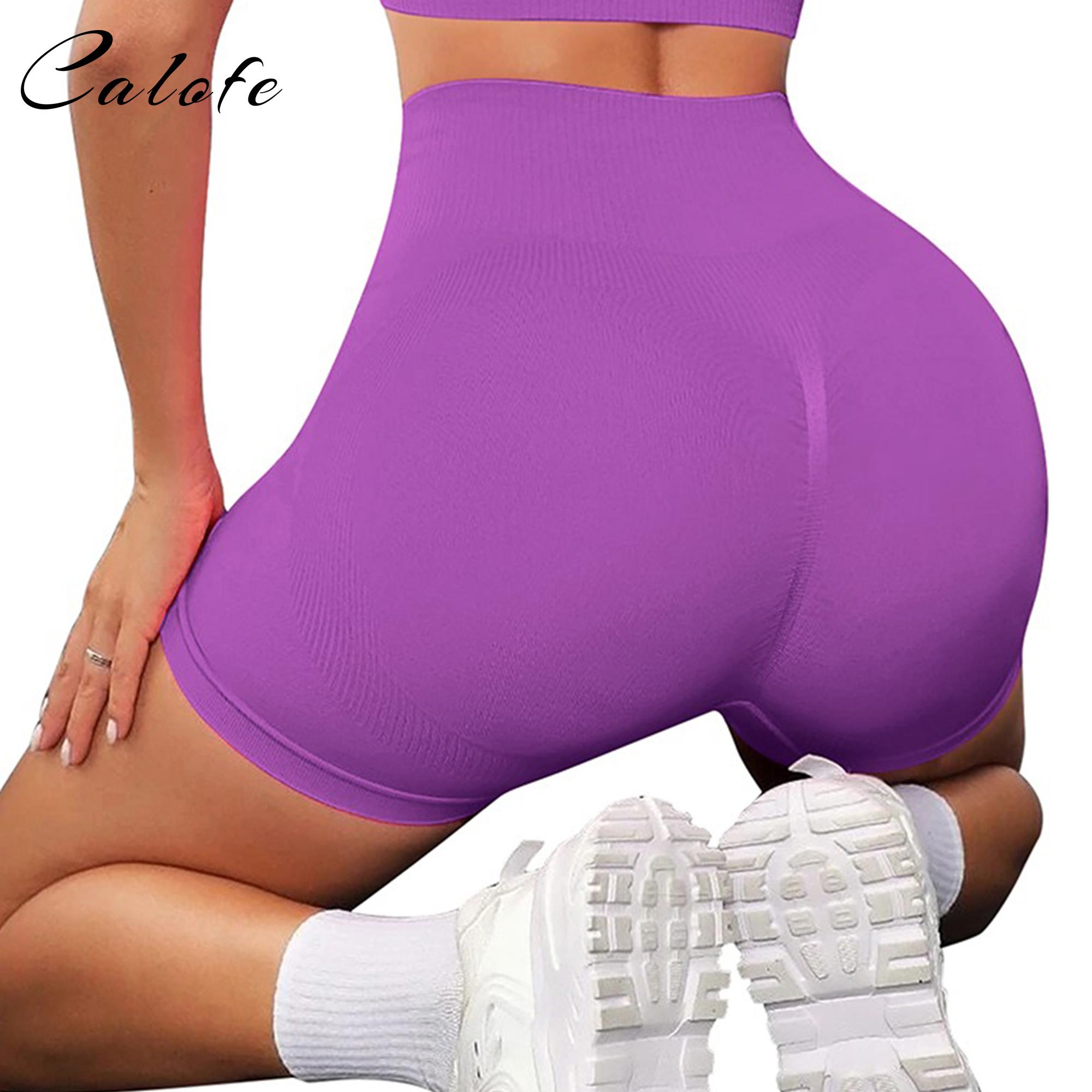 Quần short Yoga Lady Yoga High Workout Short Fitness Yoga nâng mông tập thể dục nữ tập thể dục yoga chạy quần ngắn trang phục thể thao Color: Black2 Size: S