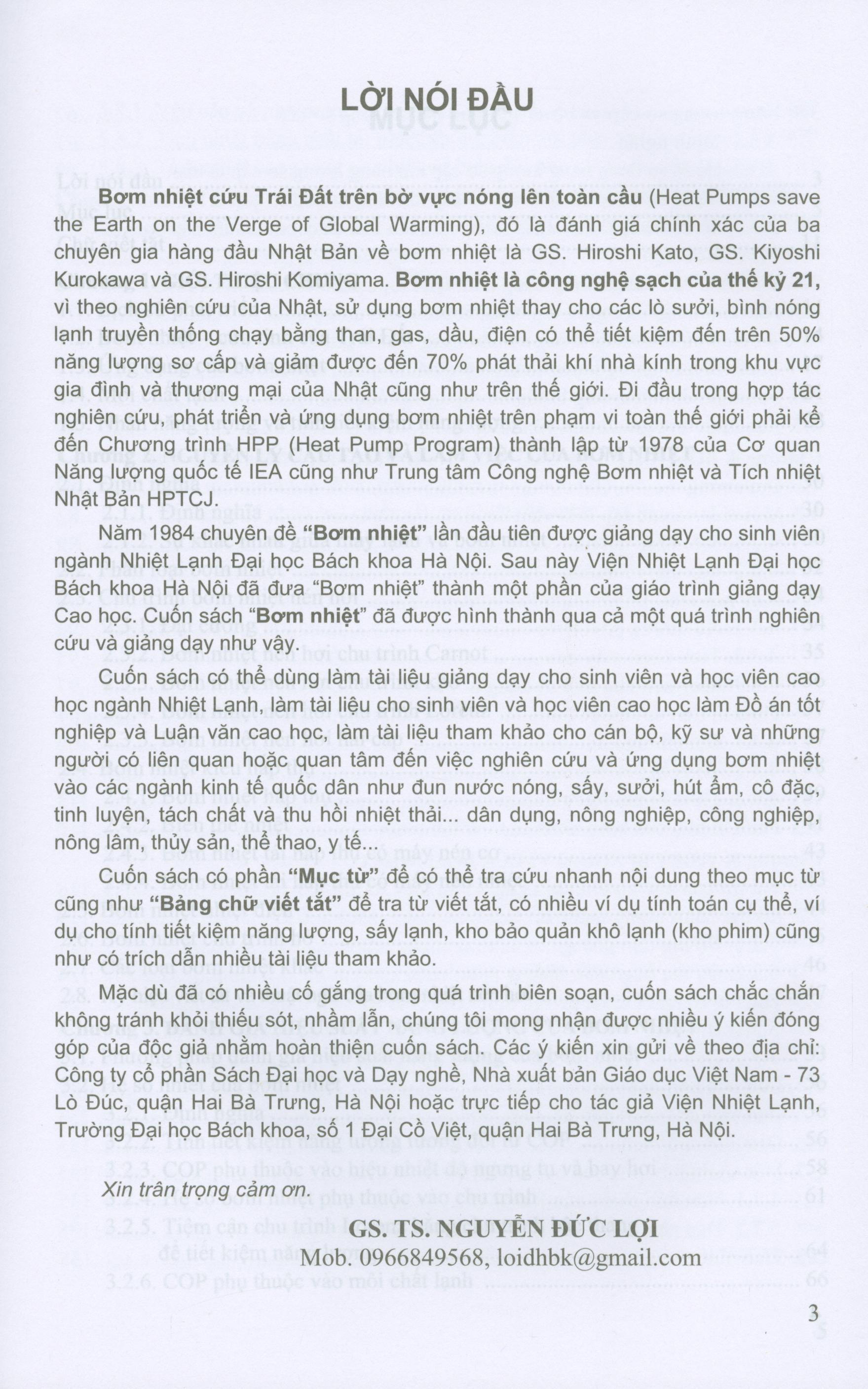 Bơm Nhiệt - Nguyên Lý Làm Việc, Ứng Dụng Trong Sưởi Ấm, Đun Nước Nóng, Hút Ẩm, Sấy Lạnh Và Các Ứng Dụng Khác