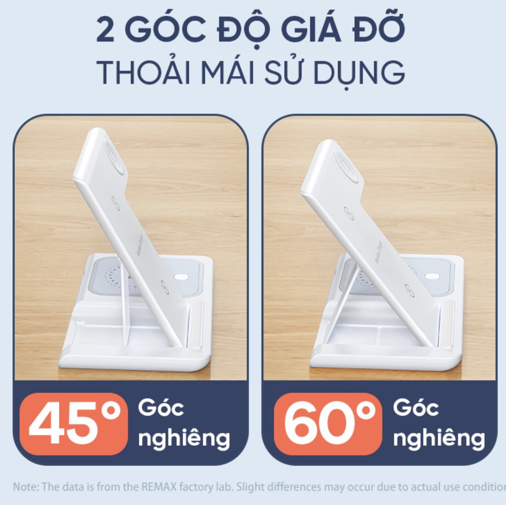 Đế Sạc Nhanh Không Dây Đa Năng 3in1 Remax RP-W53 - Hỗ Trợ Sạc Nhanh Lên Đến 15W - Hàng Chính Hãng