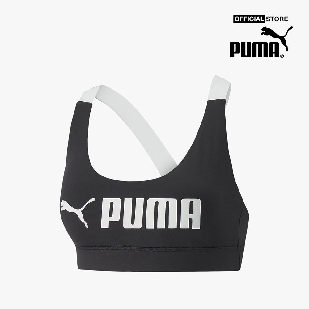 PUMA - Áo bra thể thao nữ Fit Mid Impact 522192