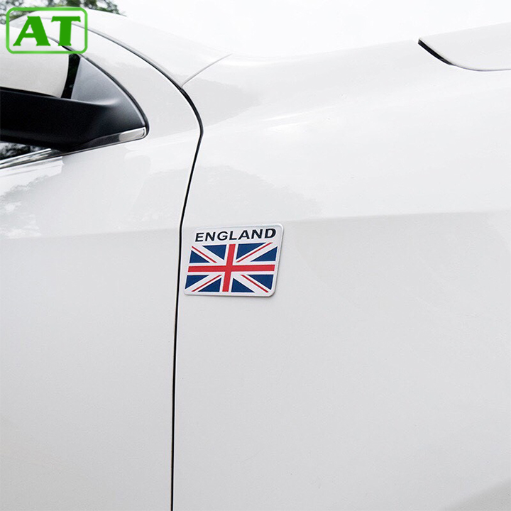 Taem Nhôm Dán Xe Hình Cờ Nước Anh England