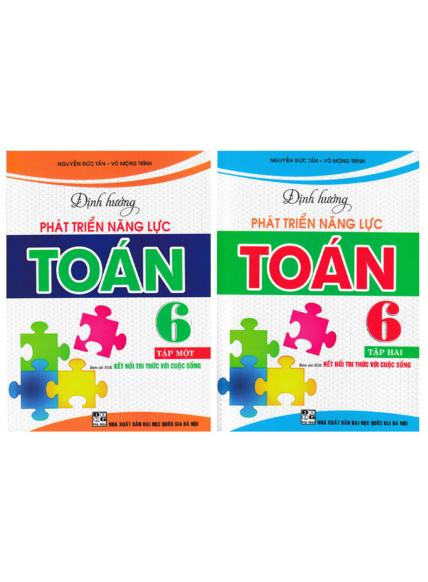 Combo Định Hướng Phát Triển Năng Lực Toán 6 - Tập 1+2 (Bám Sát SGK Kết Nối Tri Thức Với Cuộc Sống) (HA)