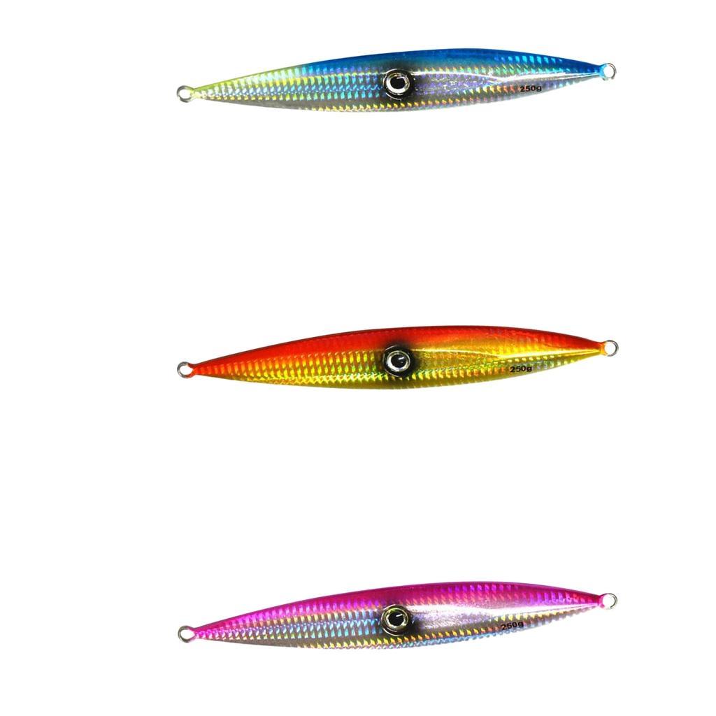 Saltwater Jigging Lures 250g Hard Fishing Lures Heavy Weight Wobblers Artificial Bait