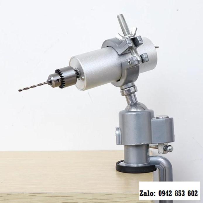Giá đỡ máy khoan máy mài kẹp bàn xoay 360 độ