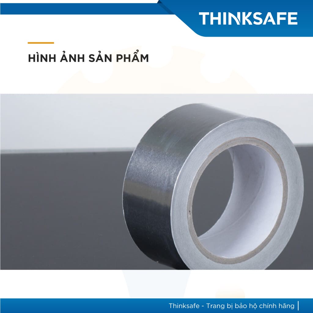 Băng keo bạc nhôm chịu nhiệt, keo cách nhiệt chống cháy, độ bám dính chắc bền
