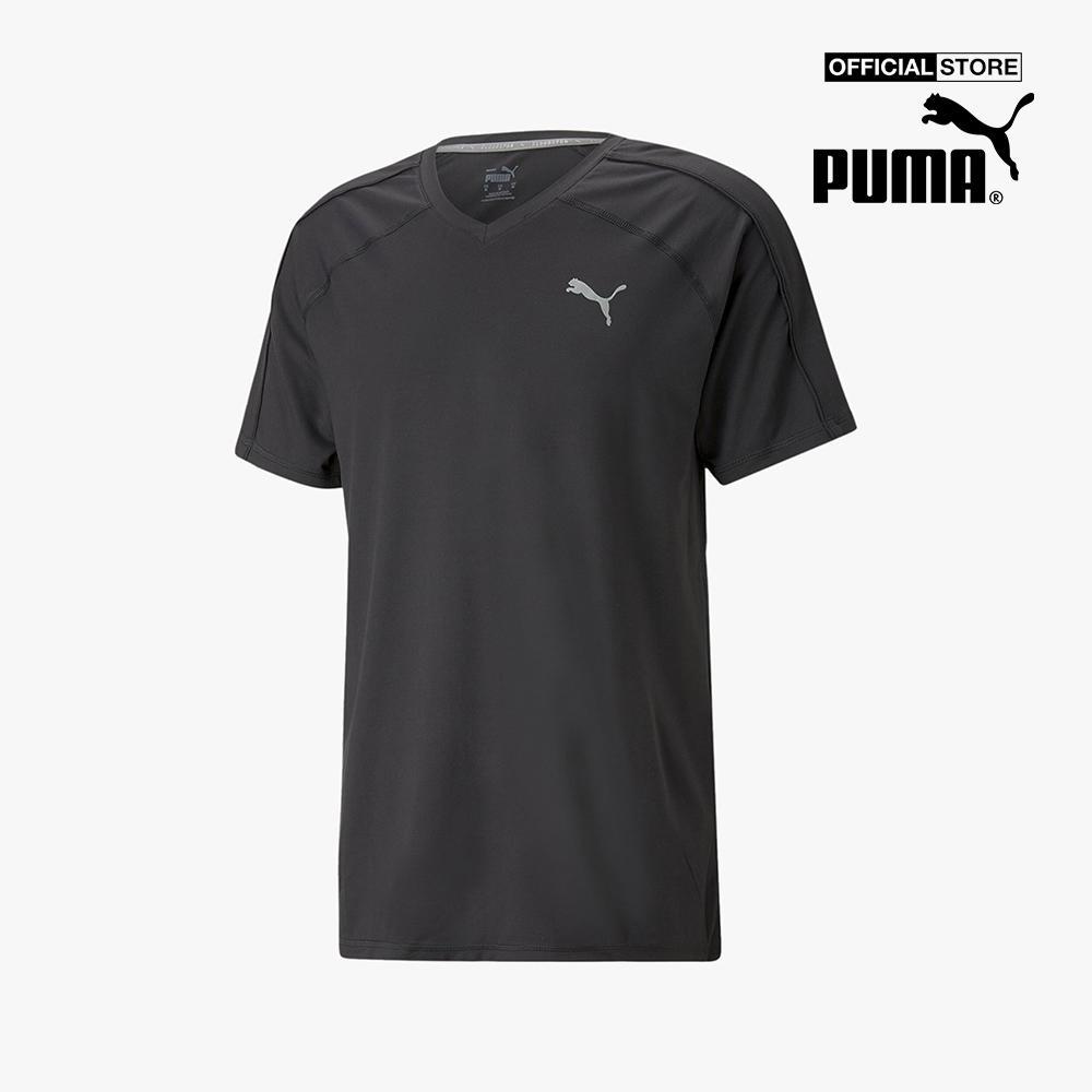 PUMA - Áo thun thể thao nam cổ V tay ngắn Train CLOUDSPUN Training523123