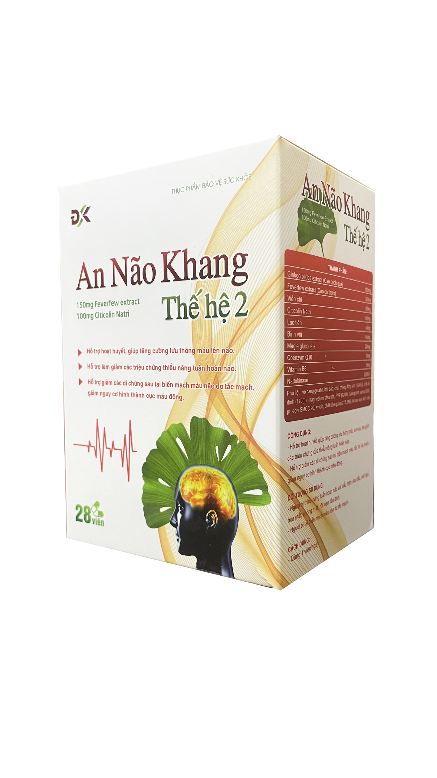 Viên Uống Hoạt Huyết Giúp Tăng Tuần Hoàn Máu Não - An Não Khang