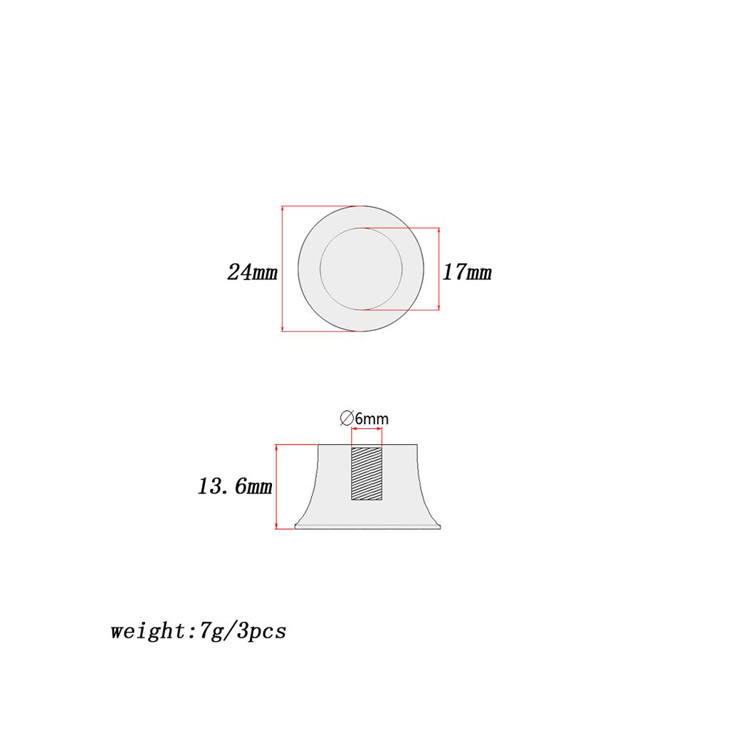 Handmade 3 Acoustic Gỗ Hoa Hồng Đàn Guitar Tốc Độ Nút Điều Khiển Bóng Đầu Nút