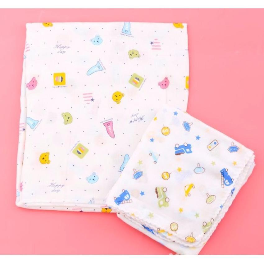 Set 10 Khăn Xô Sữa Nhật 3 Lớp Họa Tiết Mềm Mịn Cho Bé