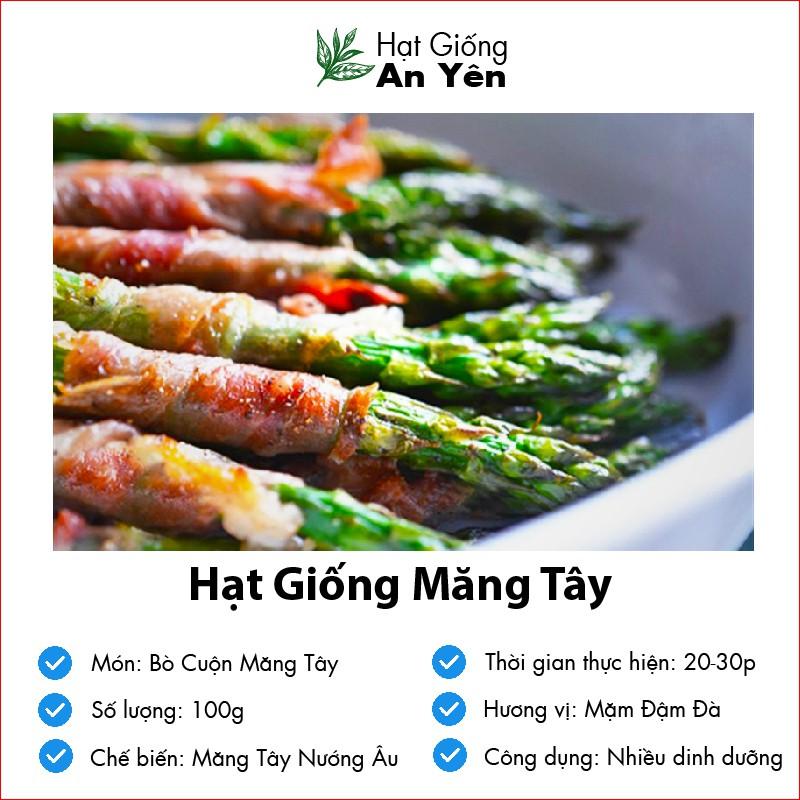 Hạt giống Măng Tây Tím, thu hoạch sớm, dễ trồng, nảy mầm cao, sinh trưởng khoẻ