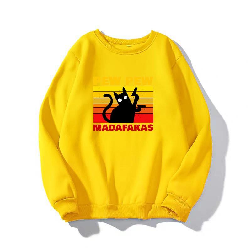 ÁO SWEATER NAM NỮ IN PEW PEW MADAFAKAS