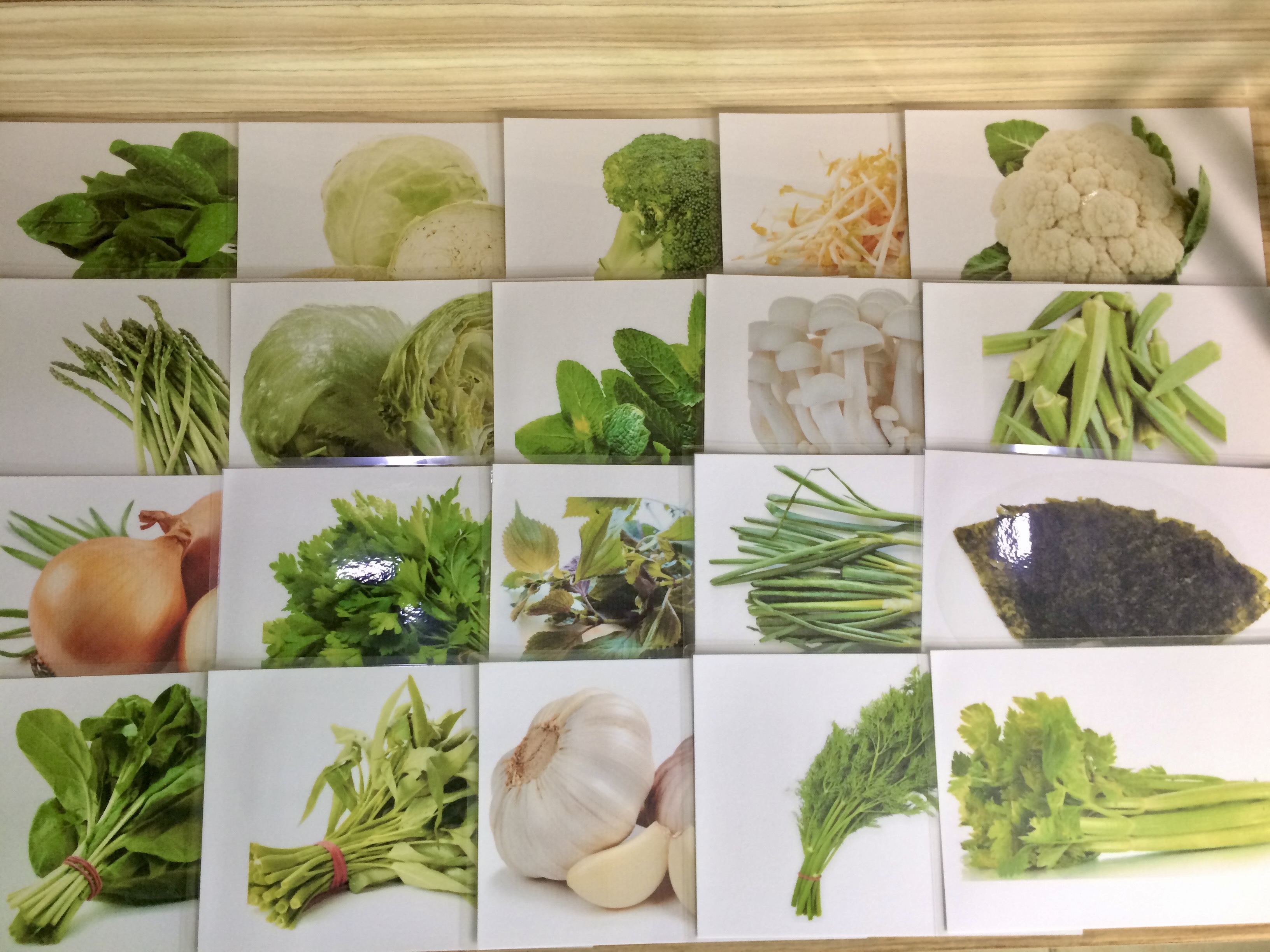 Vegetable Flashcards - Thẻ học tiếng Anh chủ đề rau củ - 20 cards