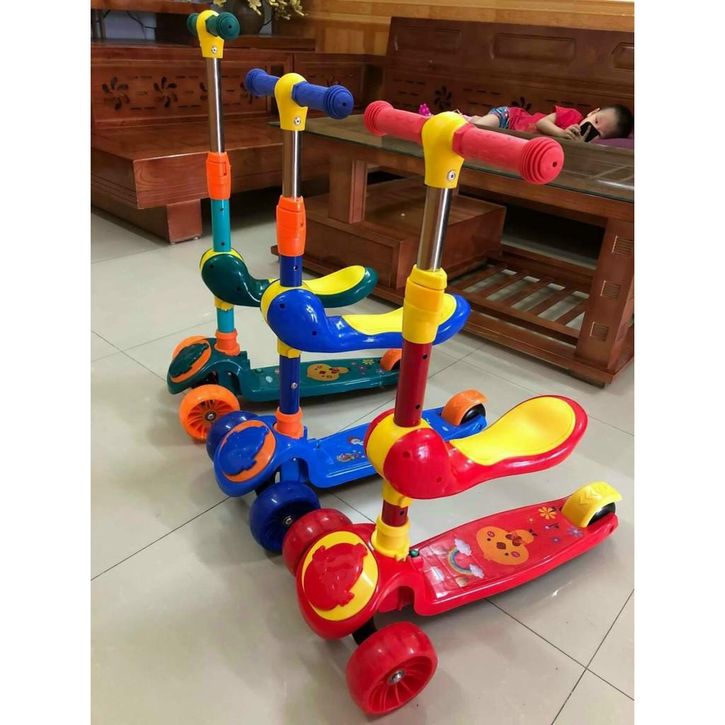 Xe trượt Scooter BaBy BaBy an toàn cho bé 3 bánh to phát sáng vĩnh cửu chịu lực