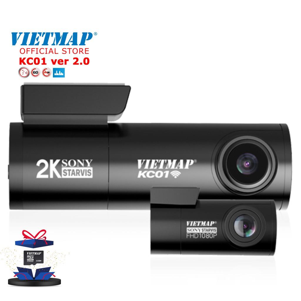 VIETMAP KC01 v.2 Camera hành trình Cảnh Báo Giao Thông ver 2.0 Cảm biến 2K Starvis