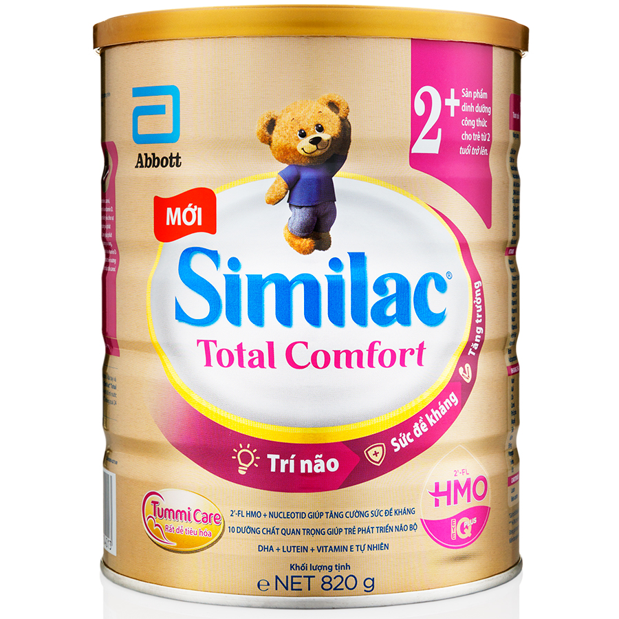 Sữa bột Abbott Similac Total Comfort 2+ cho trẻ  từ 2 tuổi (820g)