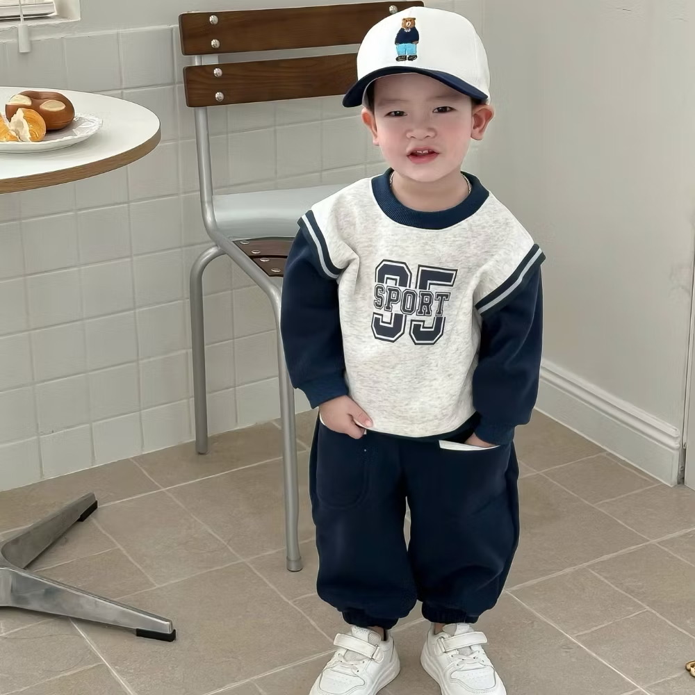 Set Áo Giả Gile Thể Thao Kèm Quần Nỉ Cho Bé Trai 1-8 Tuổi Dành Cho Bé Trai