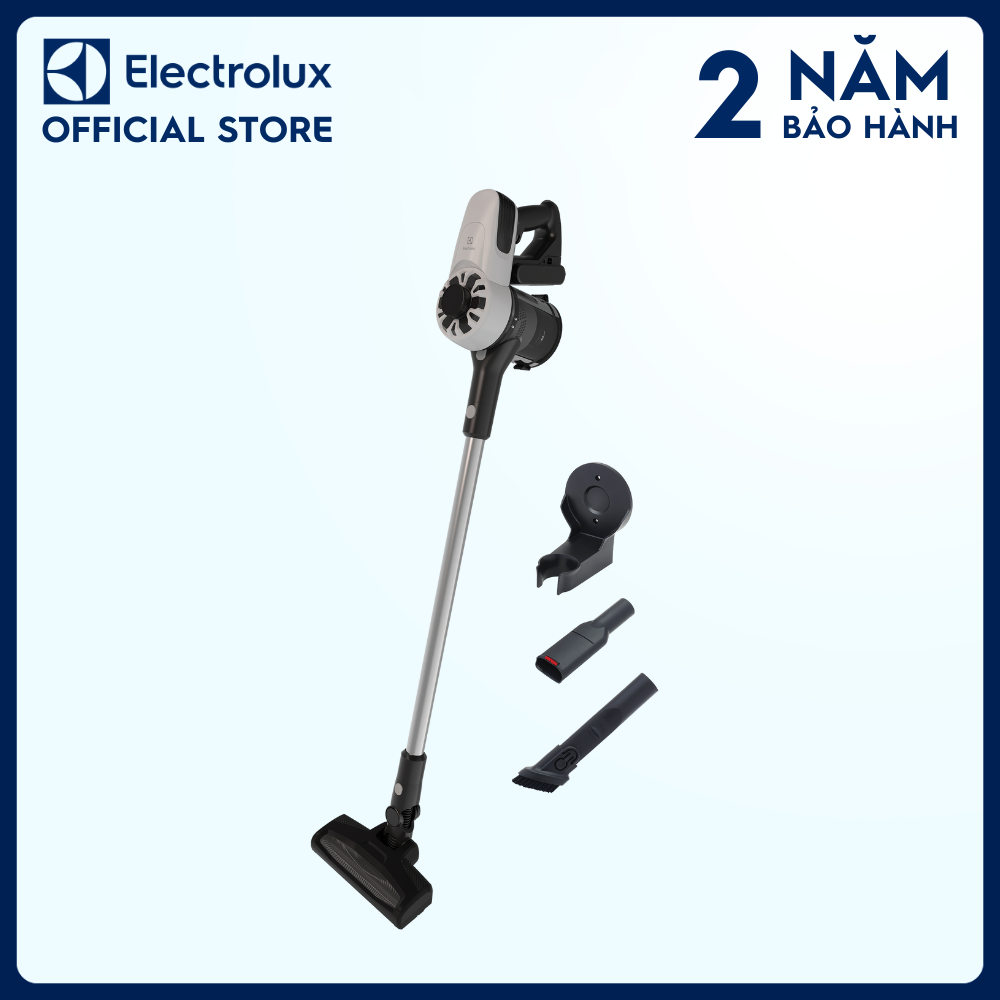 Máy hút bụi không dây Electrolux UltimateHome 300 - EFP31212 - Hoạt động liên tục đến 30 phút*. Làm sạch mọi ngóc ngách, cất giữ tiện lợi [Hàng chính hãng]