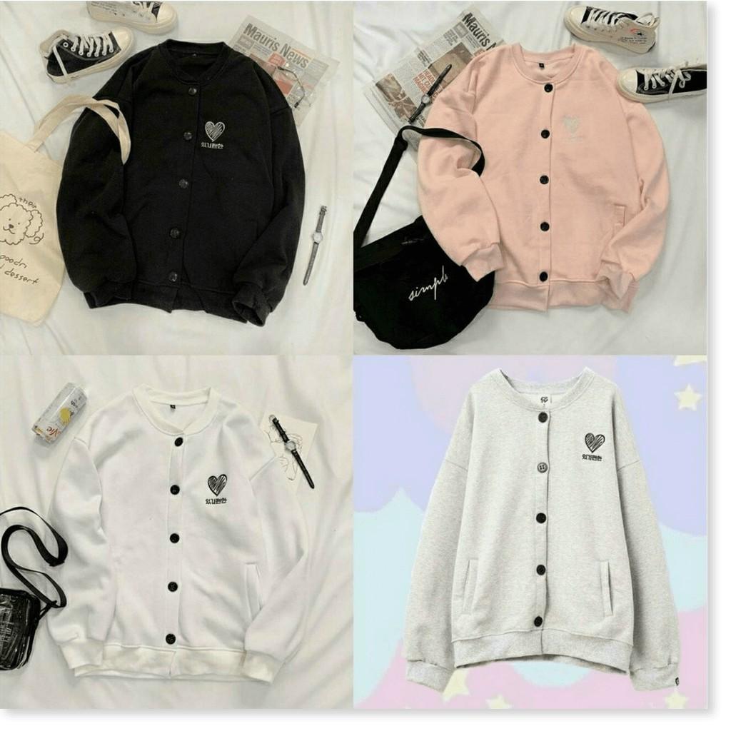 ÁO KHOÁC HODDIES NỮ SIÊU XINH CÓ NÚT ÁO CỰC HOTTT
