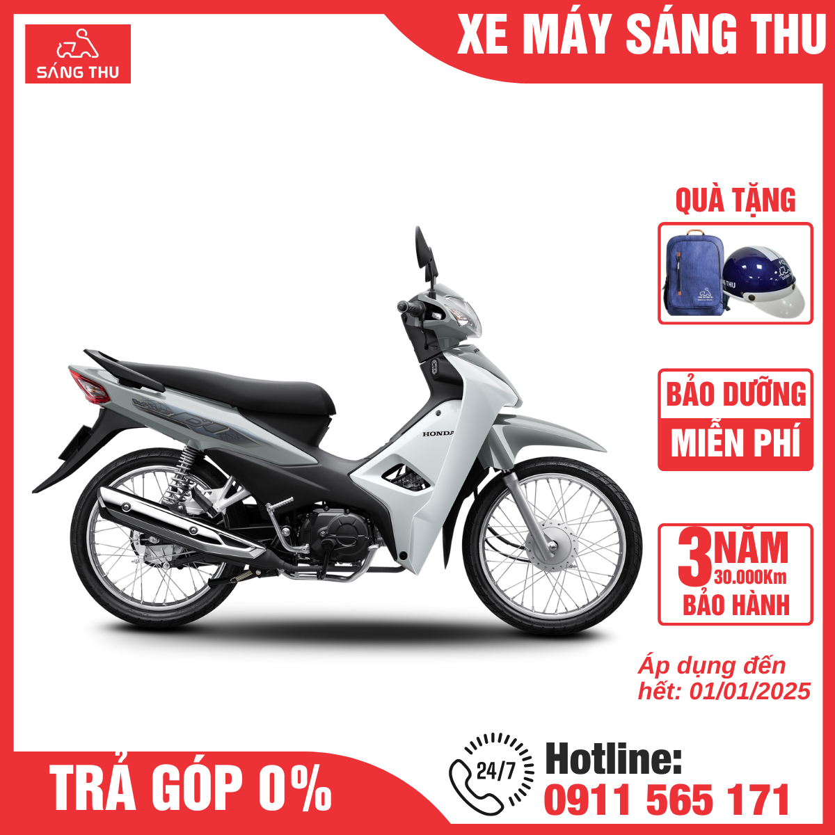 Xe Máy Wave Alpha 110cc Phiên Bản Cổ Điển