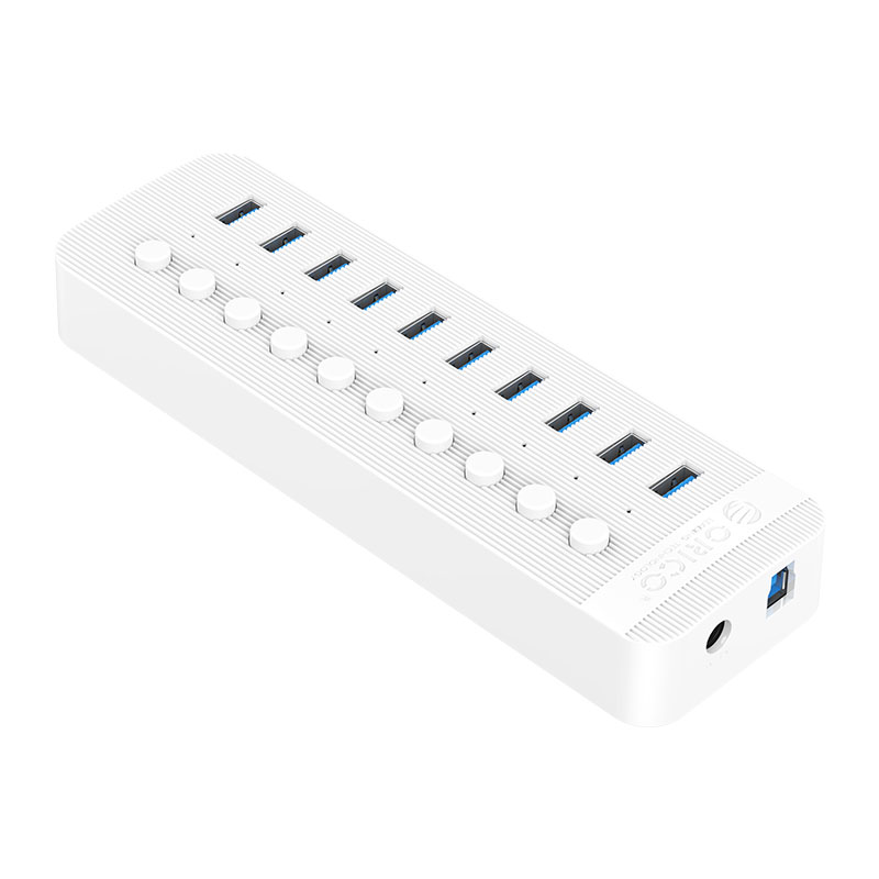 Bộ Chia USB HUB ORICO CT2U3-10AB 10 Cổng USB 3.0 Với Các Cổng Riêng Lẻ- Hàng Chính Hãng