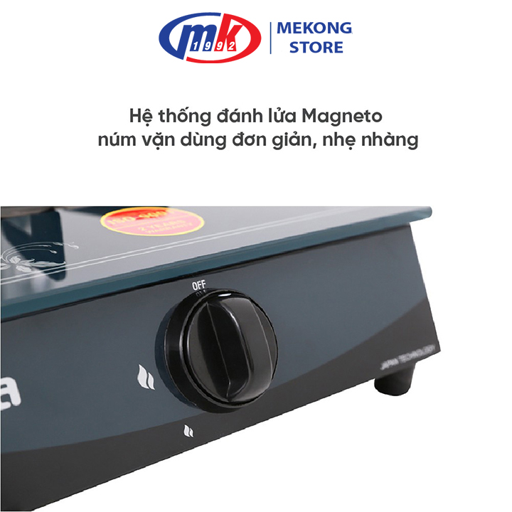 Bếp gas đơn Kiwa KW-300G _ Bảo hành 24 tháng chính hãng Mekong