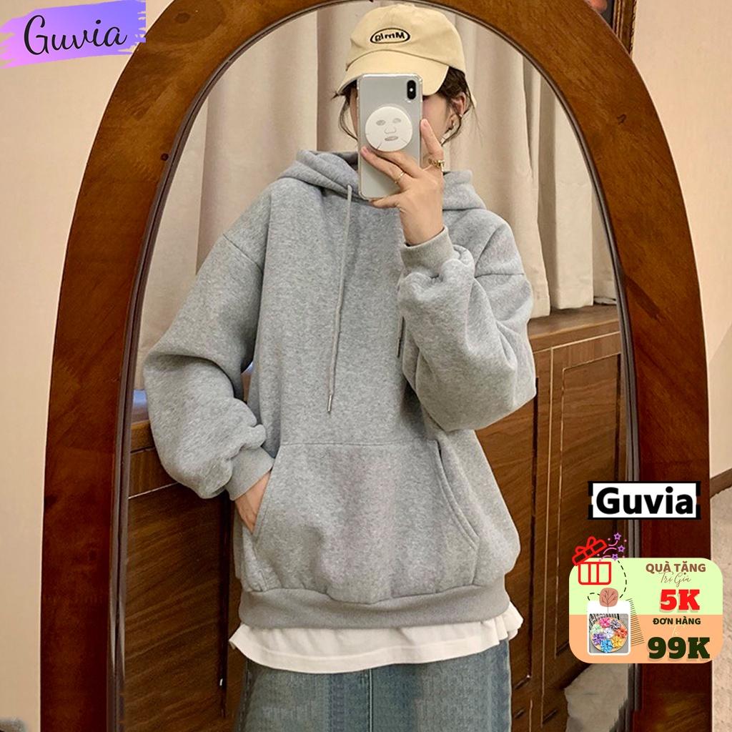 Áo Hoodie Trơn BASIC 2022 Chất NỈ Ngoại PE Form Rộng Nam Nữ