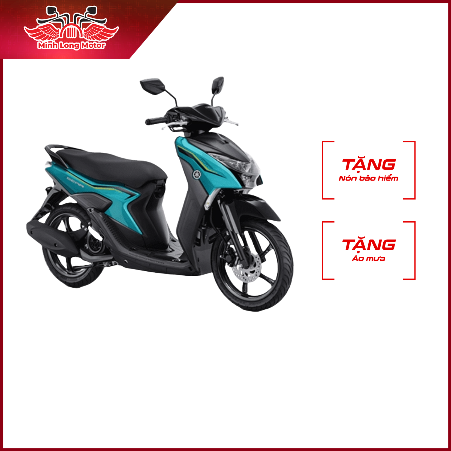 Xe Tay Ga YAMAHA MIO GEAR Nhập Khẩu Indonesia - xanh-k3s-2022