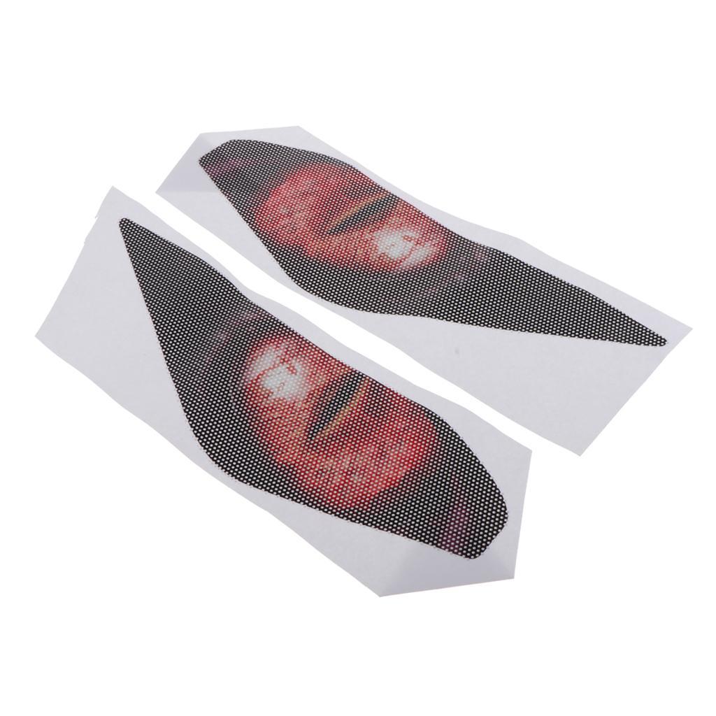 2Pair Sport Motorcycle Accessories Eyes Headlight Sticker for New