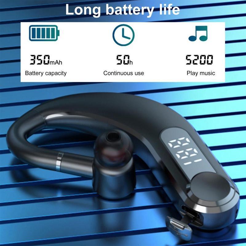 Tai Nghe Bluetooth Móc Tai Giảm Tiếng Ồn Tiện Dụng Khi Lái Xe