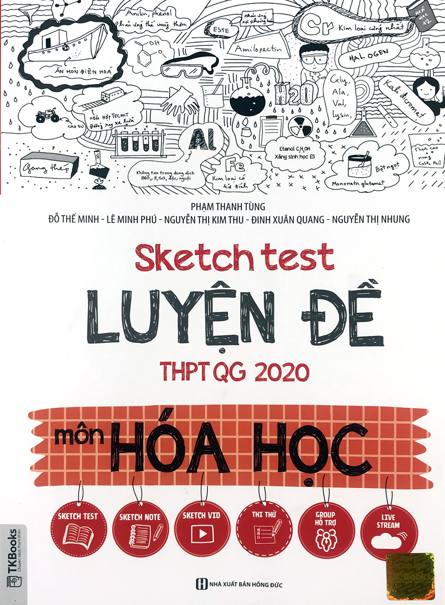 Combo luyện thi khối A: Sketch Test Luyện Đề THPT QG 2020 môn Toán, Vật lí, Hóa học