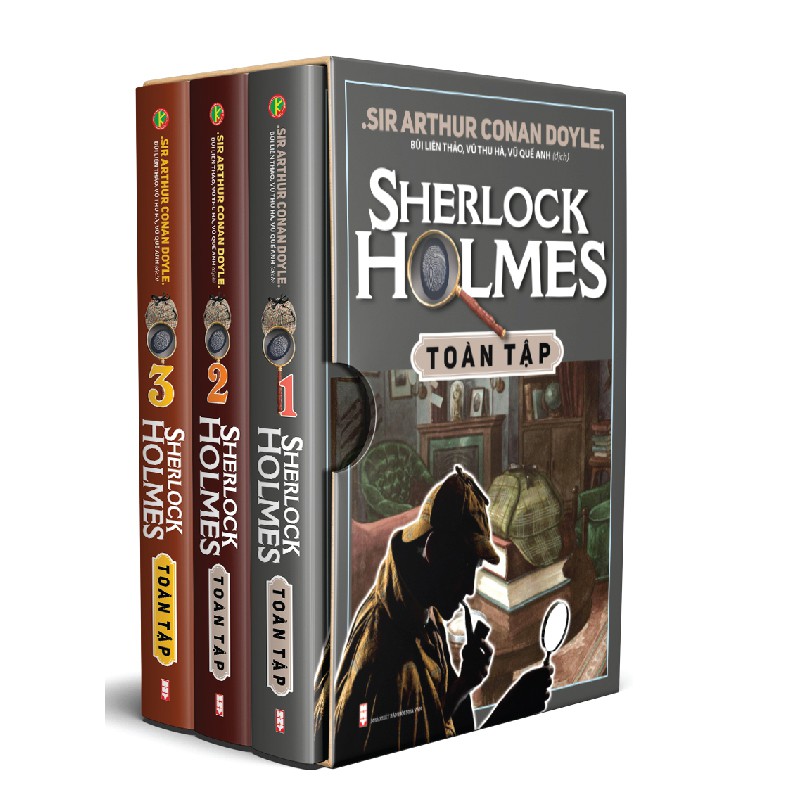 Sách - Sherlock Holmes Trọn Bộ 3 Tập Mới Nhất (Bìa Cứng KV)