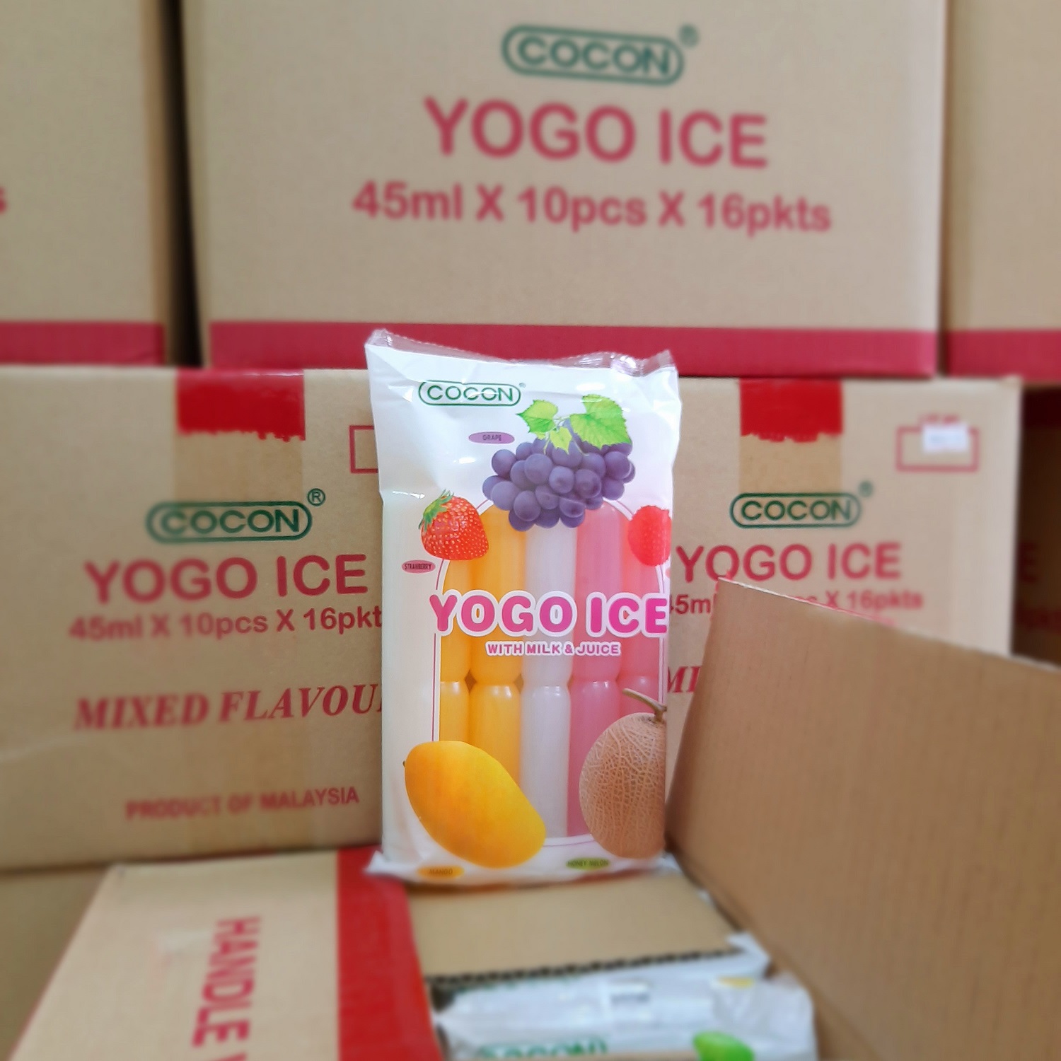 COMBO 3 GÓI KEM ĐÁ YOGO ICE COCON 450ML