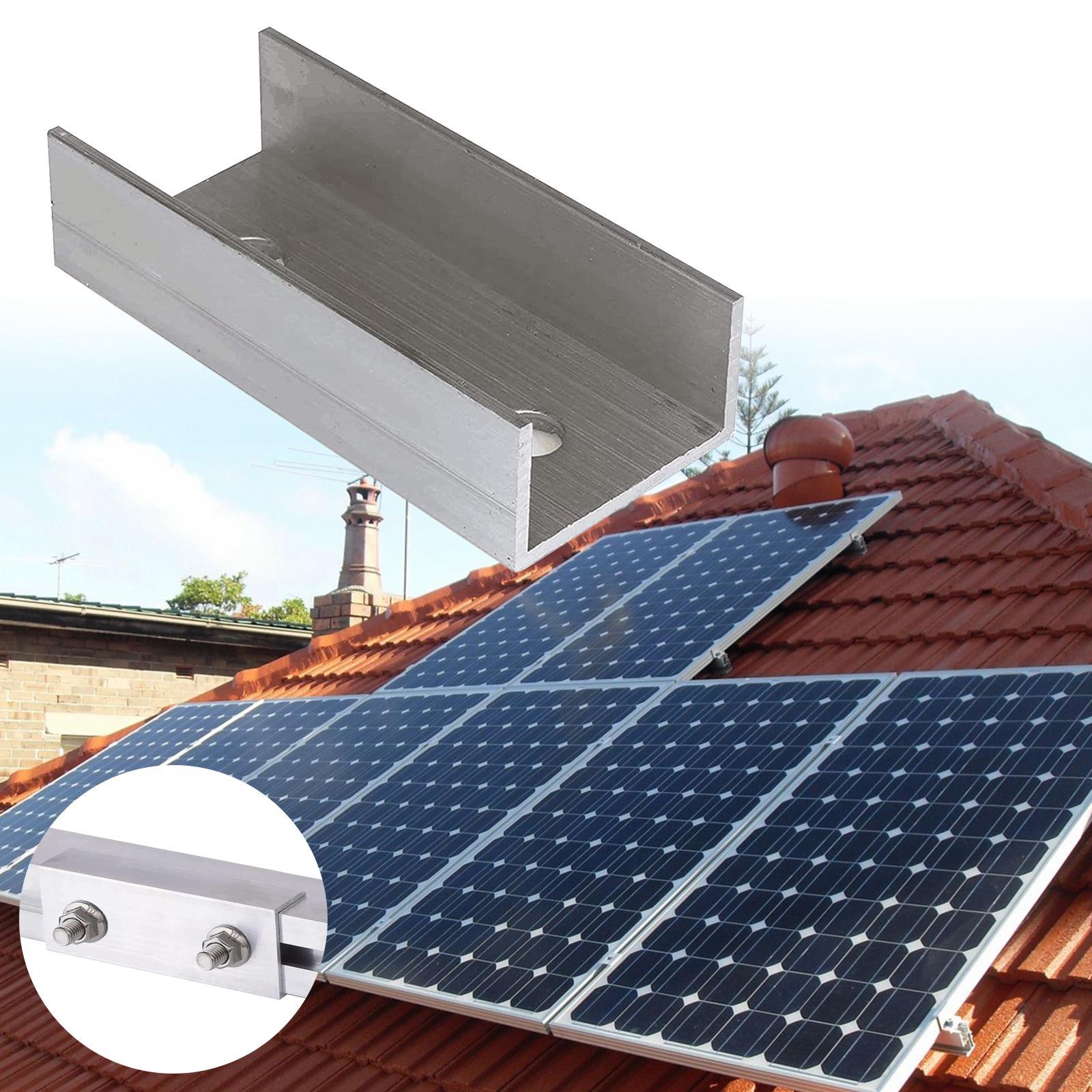Solar C Profile Connector Pv Solar Module Mounting