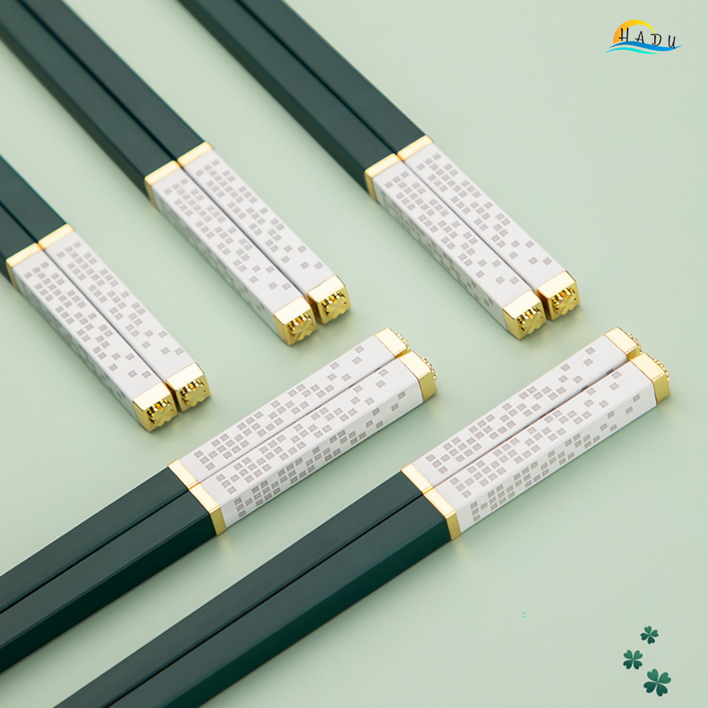 Đũa Ăn Cơm Cao Cấp Chống Mốc Kiểu Nhật Bản Sợi Thủy Tinh Kháng Khuẩn Màu Xanh Sang Trọng HADU