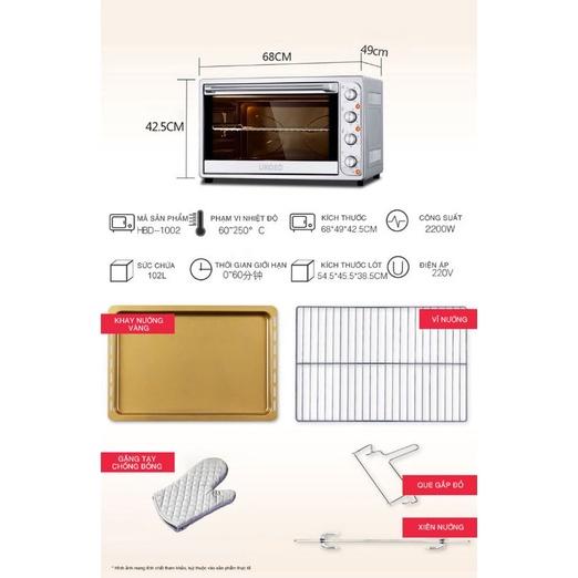 TP HCM-Lò nướng UKoeo 102L - bảo hành 12 tháng