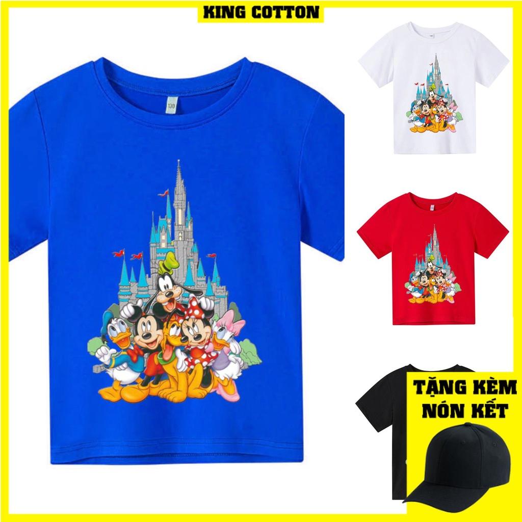 Áo thun trẻ em CARTOON, 4 màu, có size người lớn, Anam Store