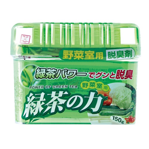 Hộp kháng khuẩn, khử mùi tủ lạnh nhanh chóng và tiện lợi tinh chất trà xanh - Hàng nội địa Nhật