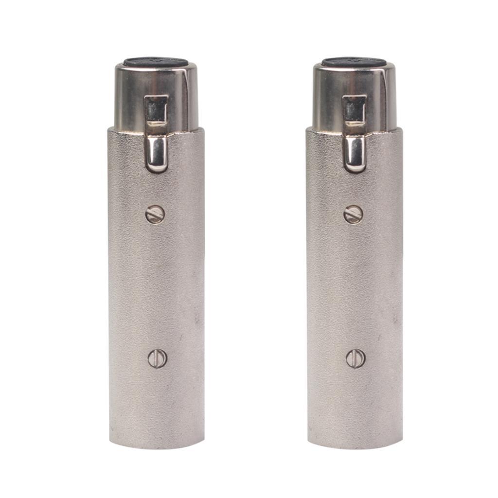 3 Pin Male to 5 Pin XLR Female Audio Heads Interconnect Audio Adapter