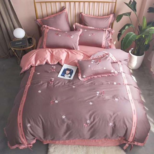 Bộ lụa thêu cao cấp 6 món