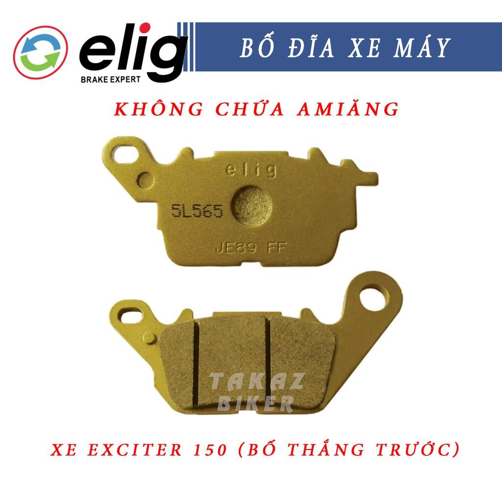 Bố thắng , má phanh dĩa Elig Sirius R, Exciter 135 , Fz150