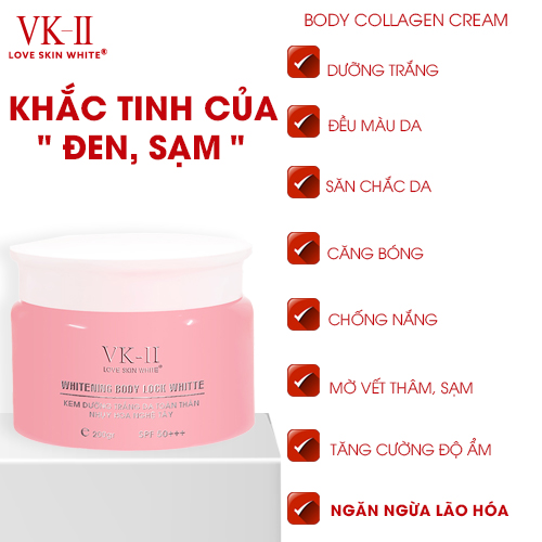 Kem Body Dưỡng Trắng Da Nhụy Hoa Nghệ Tây 200g VK II ( LSW )