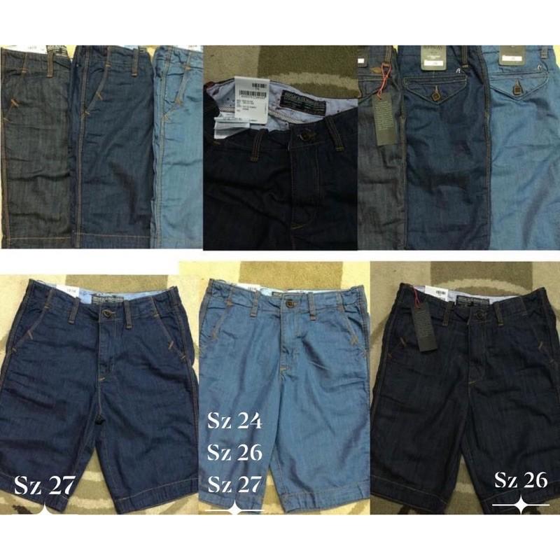 Quần short jean lửng bé trai Replay sz 24-26-27