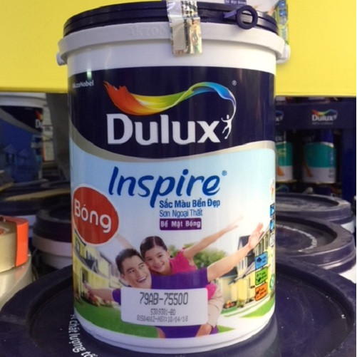 Sơn nước ngoại thất DULUX INSPIRE Bề mặt bóng - 79AB - Dung tích 5l - Màu Trắng