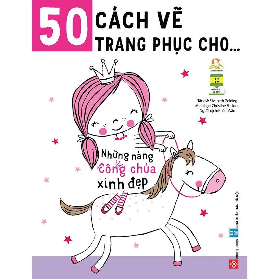 Sách-Combo - 50 cách vẽ trang phục cho... 4T