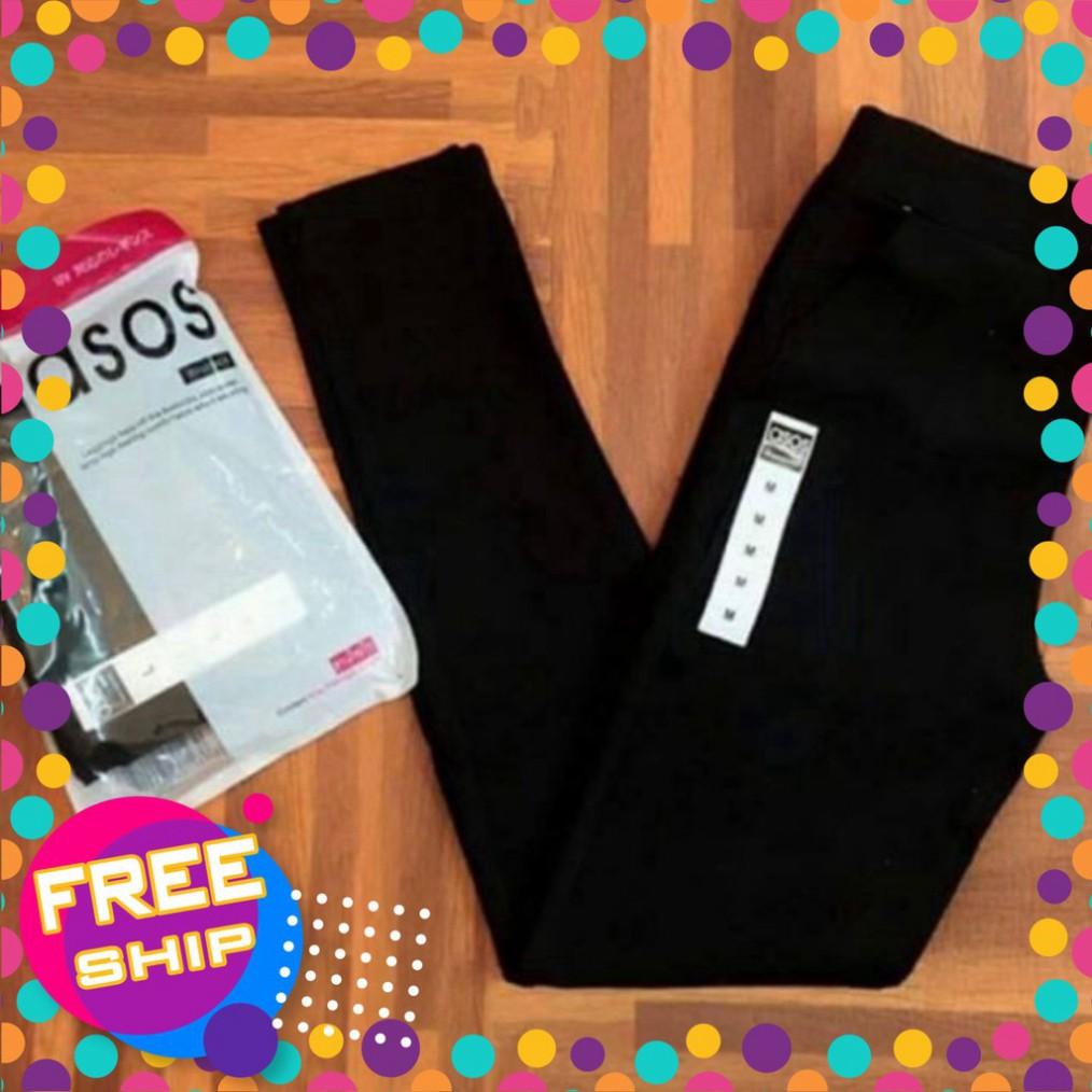 Quần Legging Nâng Mông Ôm Dáng Cạp Cao Chất Vải Dày Dặn Siêu Mềm Mịn