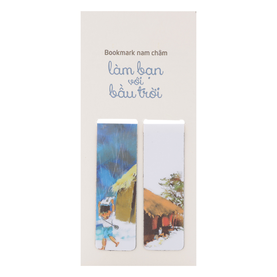 Bộ Bookmark Nam Châm Kính Vạn Hoa Làm Bạn Với Bầu Trời