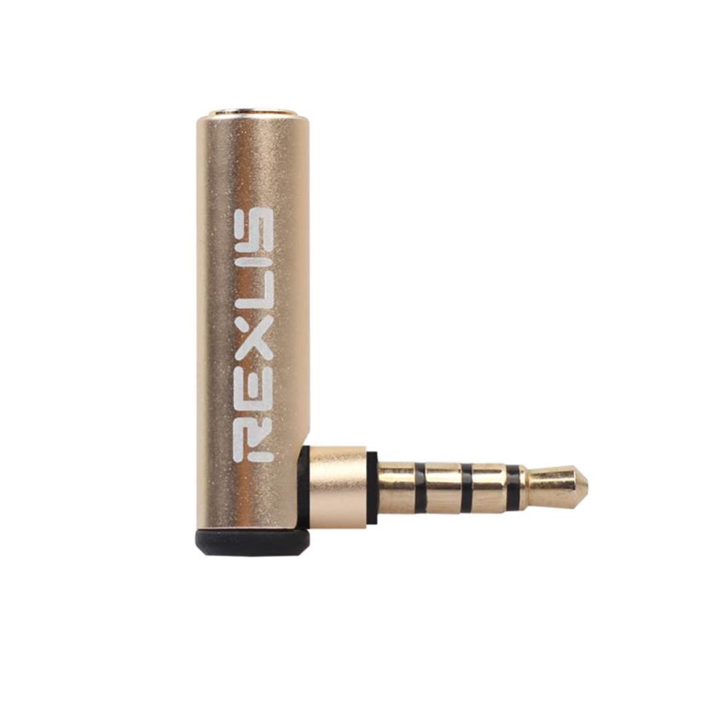 Low Noise High Fidelity -OMTP Audio Converter Headphone Converter Gold