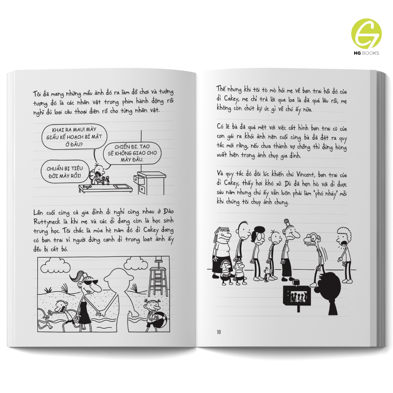Nhật Ký Chú Bé Nhút Nhát tập 19 song ngữ &amp; tiếng Việt - Diary of a Wimpy Kid: Hot mess, tặng file nghe &amp; note từ vựng