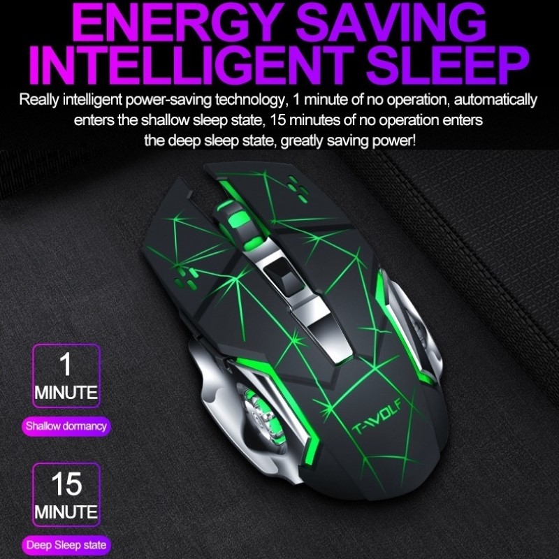 Chuột Không Dây đa kết nối Q13B - Bluetooth 5.2 - Wireless USB 2.4ghz - Pin sạc - chống ồn - hàng nhập khẩu