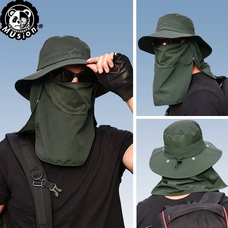 Mũ Nón Lưỡi Trai Chống Nắng Tia UV Cho Nam Nữ Unisex Phong Cách Phù Hợp Mọi Lứa Tuổi Chất Liệu Vải Kaki Cao Cấp Có Thể Điều Chỉnh Trùm Đầu Khẩu Trang Đẹp Đi Chơi Phượt Đánh Golf Du Lịch Dã Ngoại Làm Vườn Văn Phòng